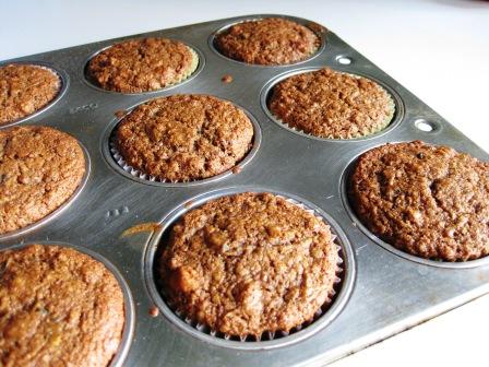 Whole Wheat Zucchini Muffins